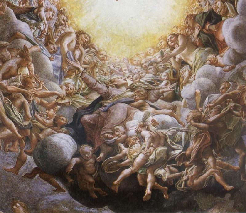 Correggio The heaven speed of Maria Sweden oil painting art