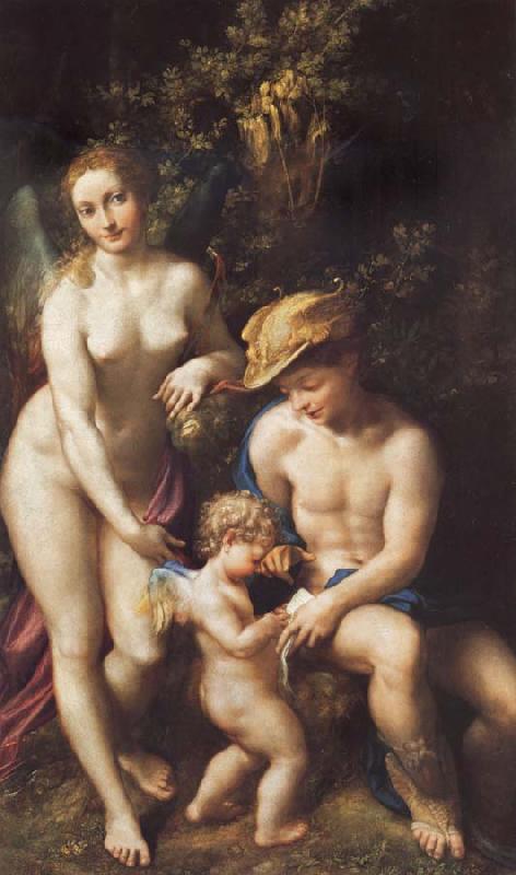 Correggio Venus with Mercury and Cupid Sweden oil painting art