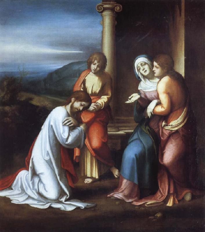 Correggio Christ Taking Leave of His Mother Sweden oil painting art