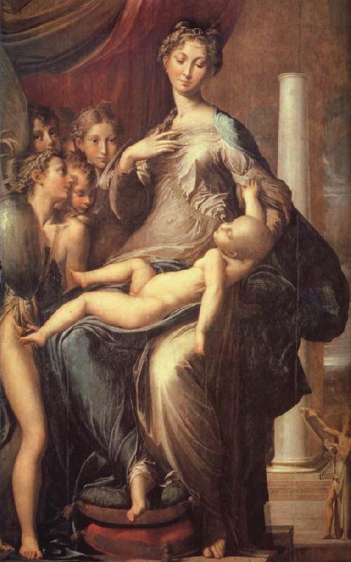 PARMIGIANINO Madonna of the Long Neck oil painting image