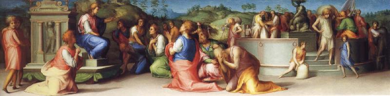 Pontormo Joseph-s Brothers Beg for Help Sweden oil painting art