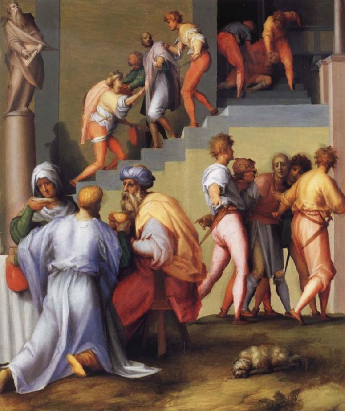 Pontormo Pharaoh Pardons the Butler and Ordes the Execution of the Baker Sweden oil painting art