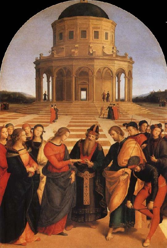 Raphael The Marriage of the Virgin oil painting image