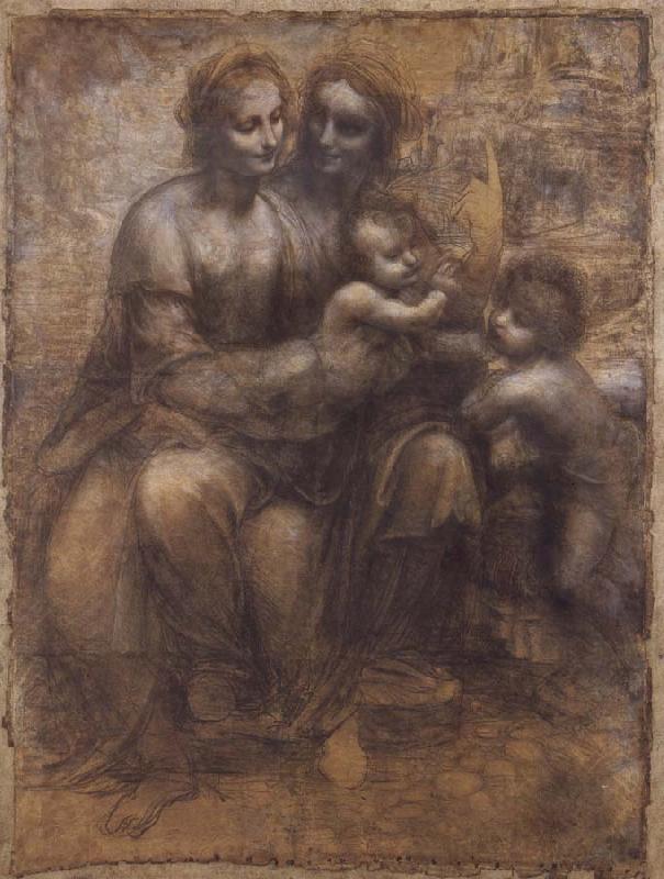 Raphael The Virgin and Child with Saint Anne and Saint John the Baptist oil painting image