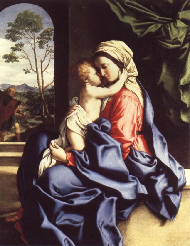 SASSOFERRATO The Virgin and Child Embracing oil painting picture