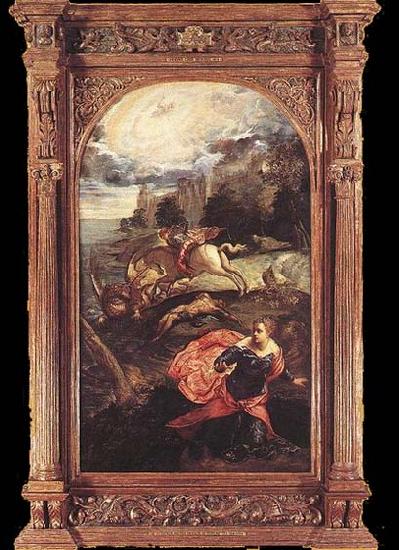 Tintoretto St. George and the Dragon oil painting image