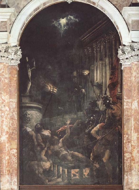 Titian Martyrdom of St.Laurence Sweden oil painting art