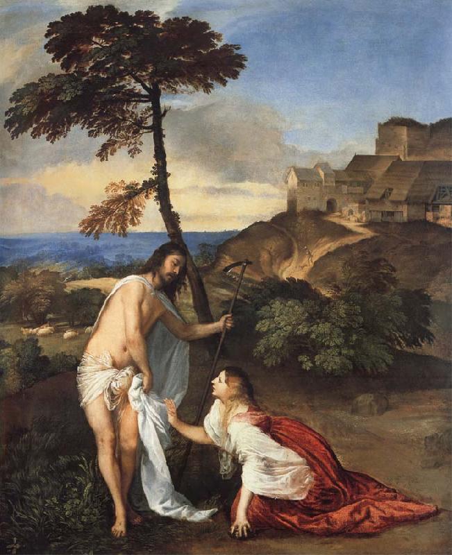 Titian Noli me Tangere oil painting image