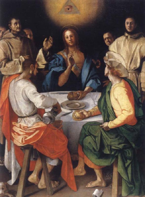 Pontormo The Mabl in Emmaus Sweden oil painting art