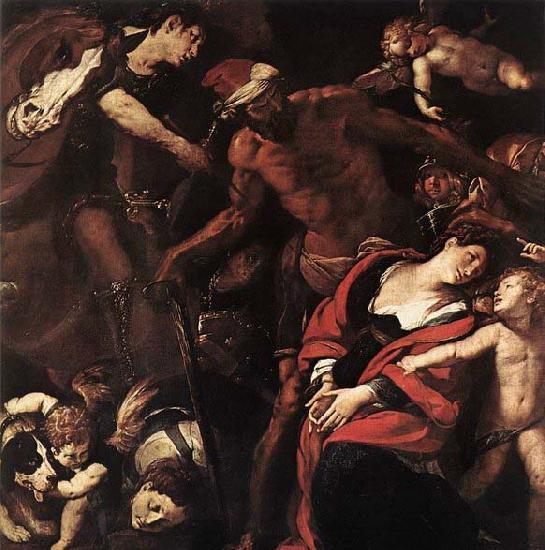 MORAZZONE Piedmont Martyrdom of Sts Seconda and Rufina oil painting picture