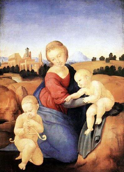 Raffaello Madonna and Child with the Infant St John Sweden oil painting art
