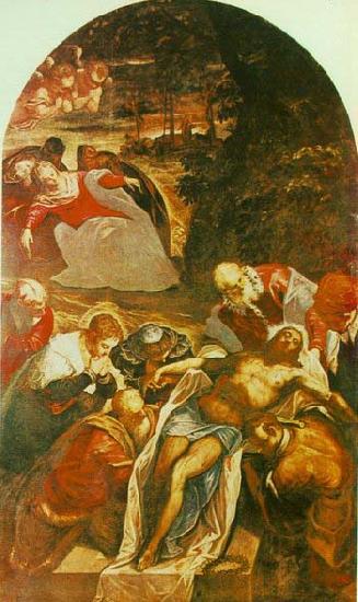 Tintoretto Entombment Sweden oil painting art