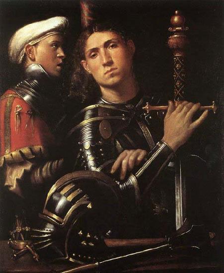 CAVAZZOLA Warrior with Equerry oil painting image