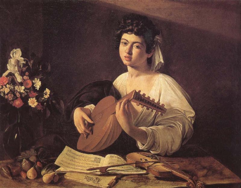 Caravaggio Lutspelaren oil painting picture