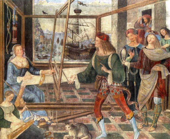 Pinturicchio The Return of Odysseus oil painting picture