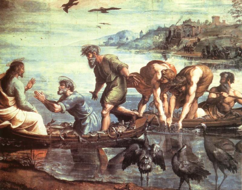 Raphael The Miraculous Draught of Fishes Sweden oil painting art