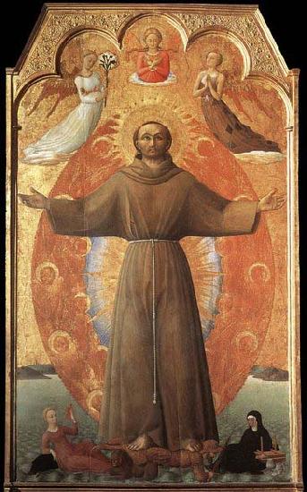 SASSETTA The Ecstasy of St Francis oil painting image