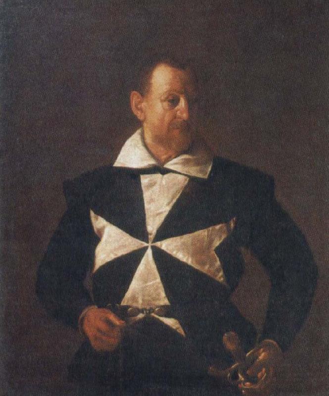 Caravaggio Cavalier Malta Sweden oil painting art