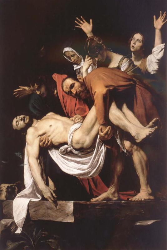 Caravaggio The entombment Sweden oil painting art