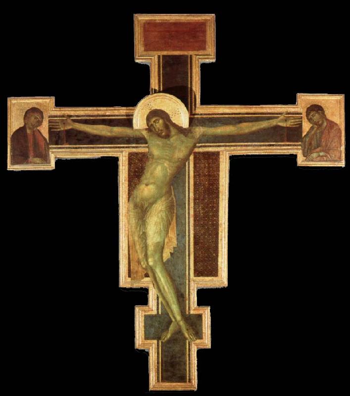 Cimabue Crucifix Sweden oil painting art