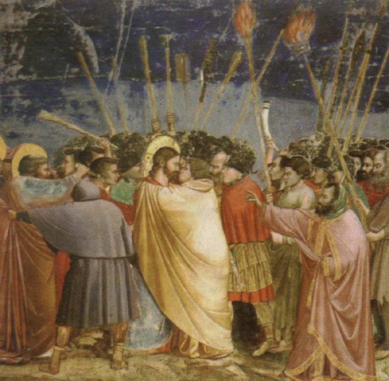 Giotto The Betrayal of Christ oil painting picture