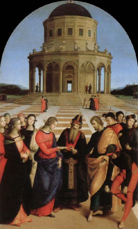 Raphael marriage of the virgin Sweden oil painting art