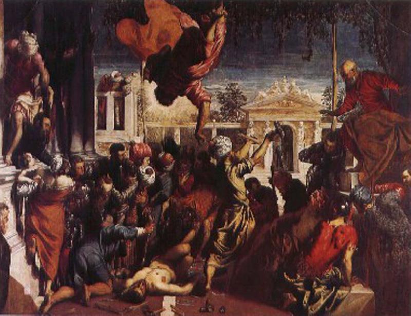 Tintoretto Slave miracle Sweden oil painting art