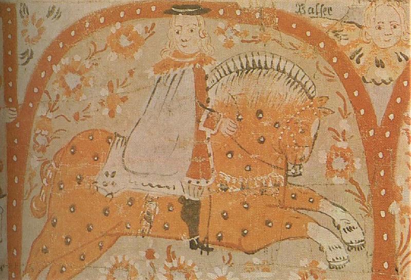 kulturen heljga tre konungars ritt Sweden oil painting art