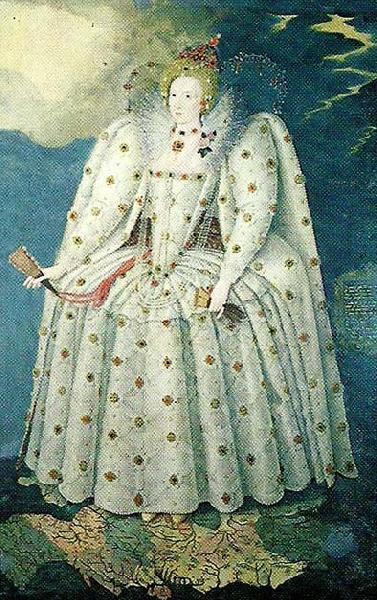 Anonymous queen elizabeth i oil painting image