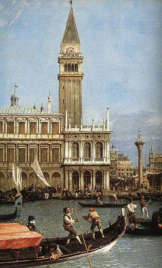 Canaletto Return of the Bucentoro to the Molo on Ascension Day Sweden oil painting art