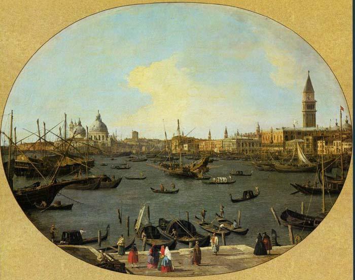 Canaletto Venice Viewed from the San Giorgio Maggiore - Oil on canvas Sweden oil painting art