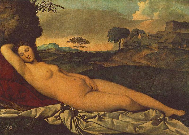 Giorgione Sleeping Venus Sweden oil painting art