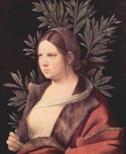 Giorgione Laura Kunsthistorisches Museum, Vienna Sweden oil painting art