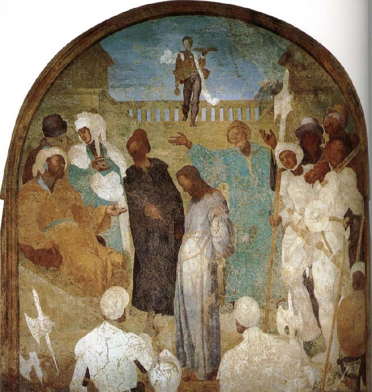 Pontormo Christ before Pilate Sweden oil painting art