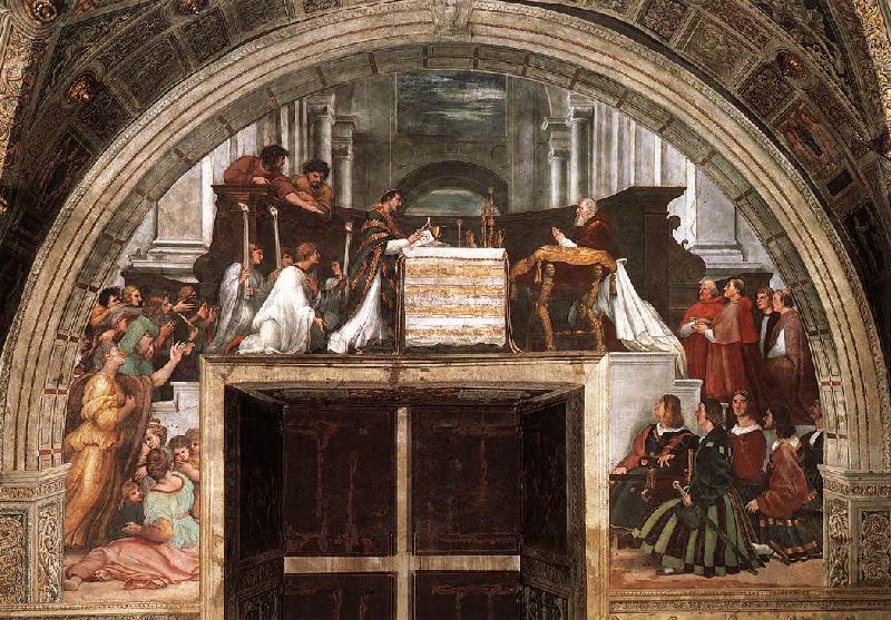 Raphael the mass of bolsena oil painting picture