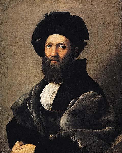 Raphael Portrait of Baldassare Castiglione Sweden oil painting art