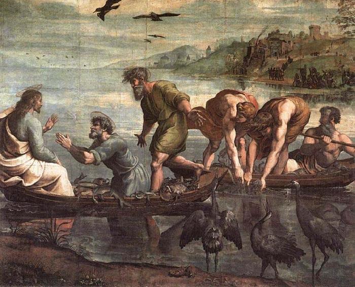 Raphael The Miraculous Draught of Fishes, oil painting picture
