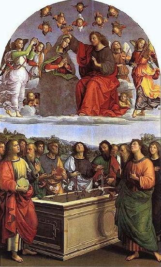 Raphael The Coronation of the Virgin Sweden oil painting art