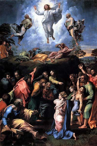 Raphael Transfiguration, oil painting image