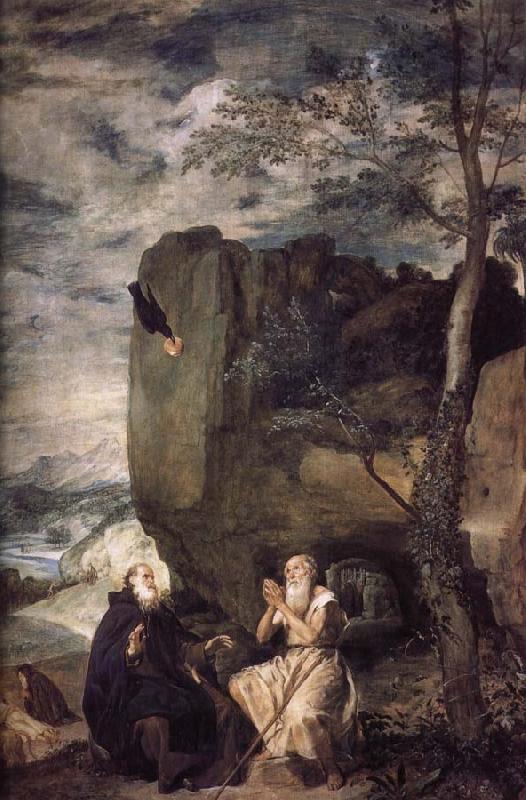 Velasquez Abbot and hermit Paulo oil painting picture