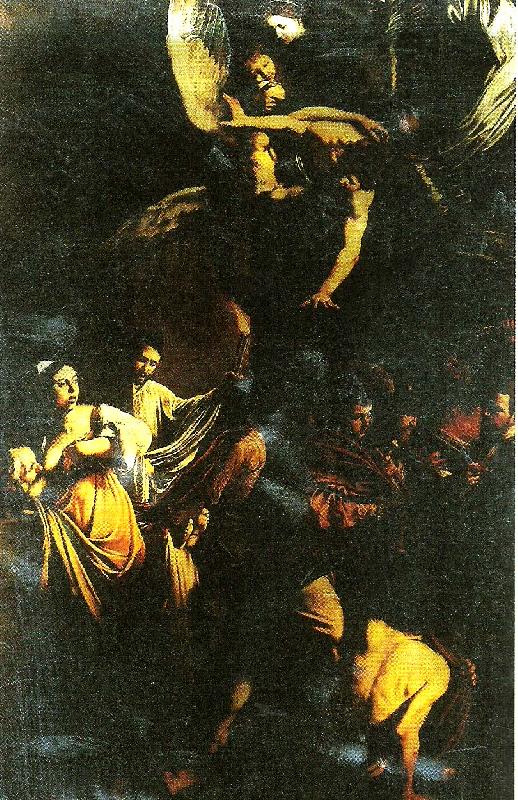 Caravaggio de sju barmhartighetsgarningarna Sweden oil painting art