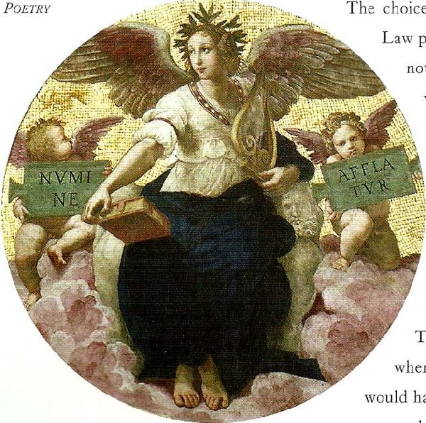 Raphael poetry oil painting image