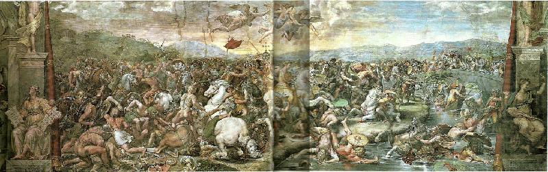 Raphael battle of the milvian bridge Sweden oil painting art