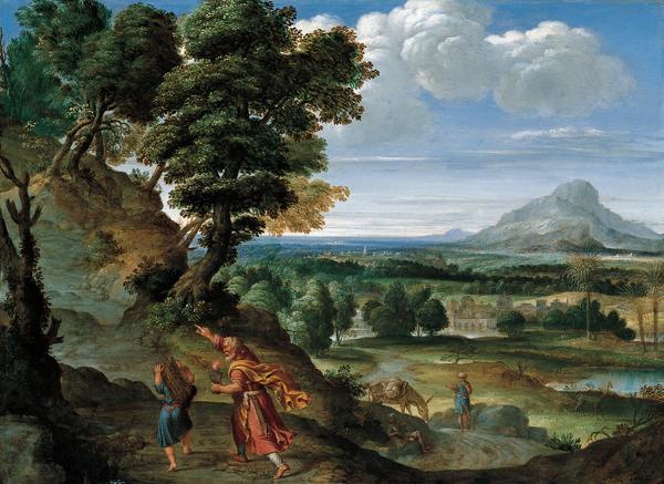 Domenichino Abraham Leading Isaac to Sacrifice Sweden oil painting art