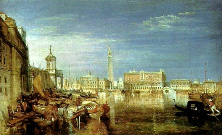 J.M.W.Turner bridge of sighs, ducal palace and custom house Sweden oil painting art