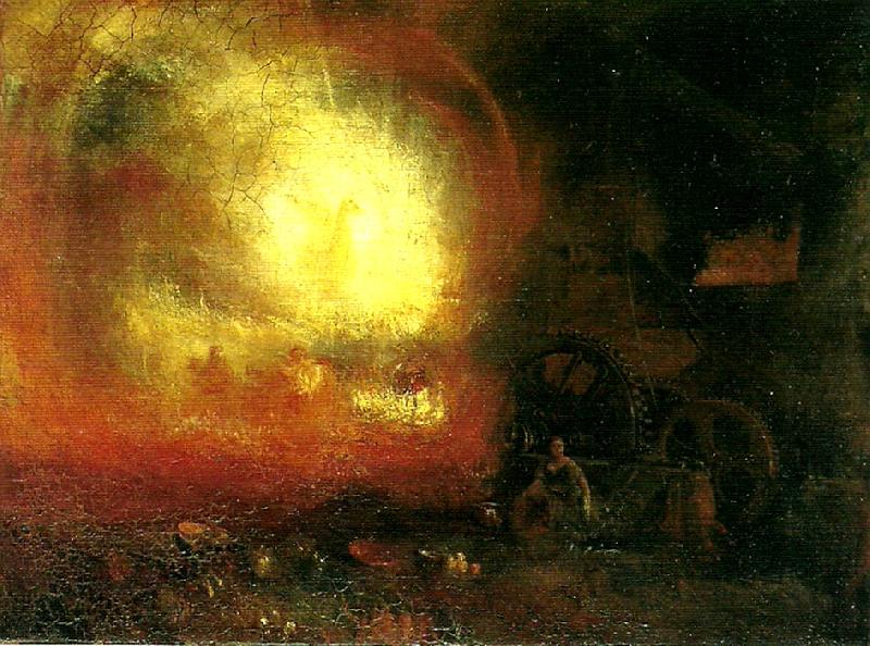 J.M.W.Turner the hero of a hundred fights Sweden oil painting art