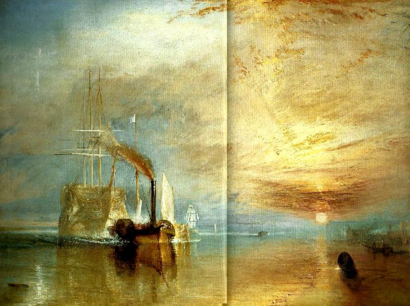J.M.W.Turner the fighting temeraire Sweden oil painting art