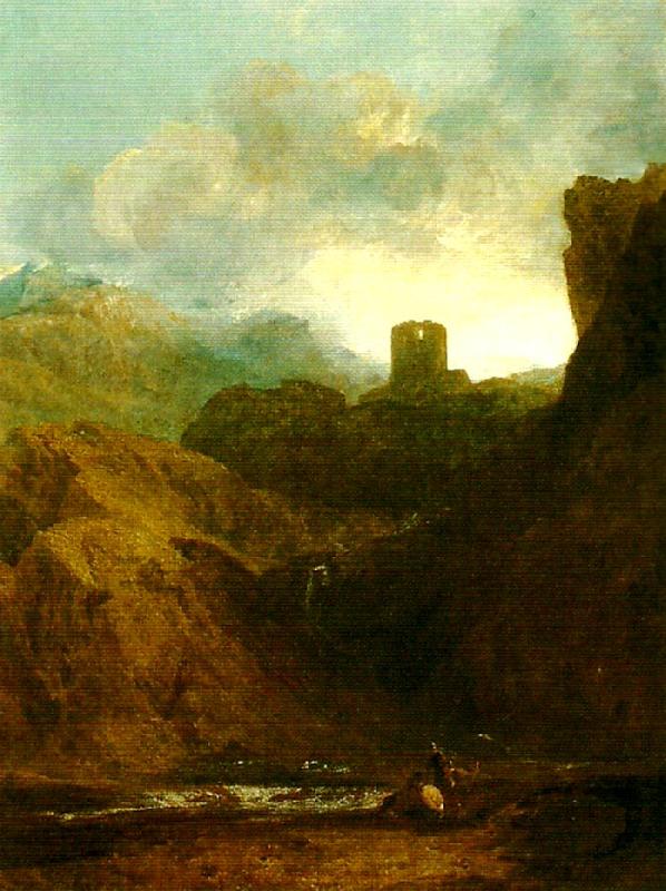 J.M.W.Turner dolbadarn castle Sweden oil painting art