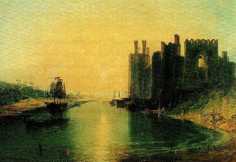 J.M.W.Turner caernarvon castle oil painting image