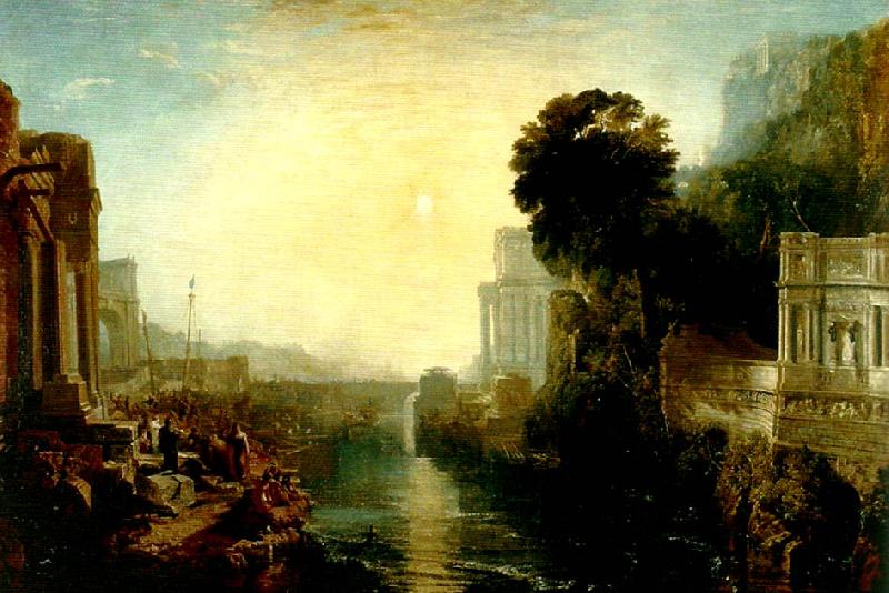 J.M.W.Turner dido building carthage Sweden oil painting art